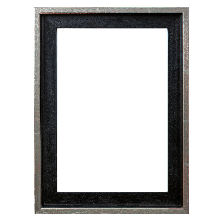 Baklijst Zwart/Zilver 60x80 cm - Vooraanzicht