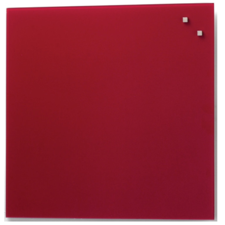 Glassboard Rood 35x35cm