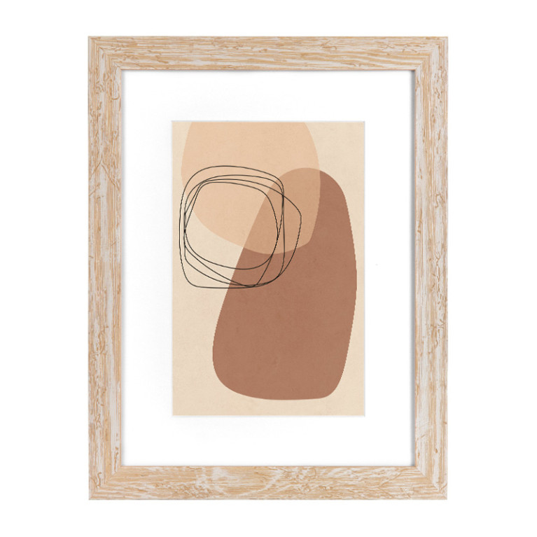 Fotolijst Capella Crème 70x100 cm - Art Print en Passe Partout