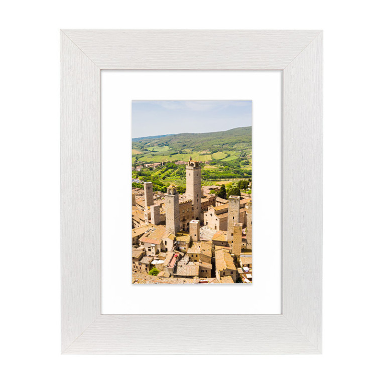 Fotolijst Milano Wit 30x30 cm - Art Print en Passe Partout