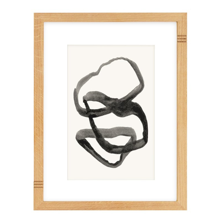Vintlux Fotolijst Naesby Thin - Eiken Ongelakt 30x30 cm - Art Print en Passe Partout