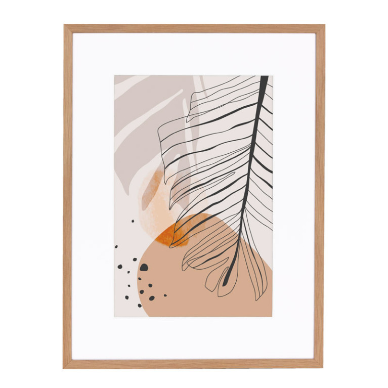 Fotolijst Karlum Eiken 20x30 cm - Art Print en Passe Partout