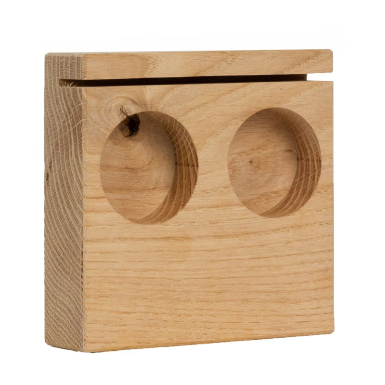 Menukaarthouder BLOC Eiken - Ø 44 mm