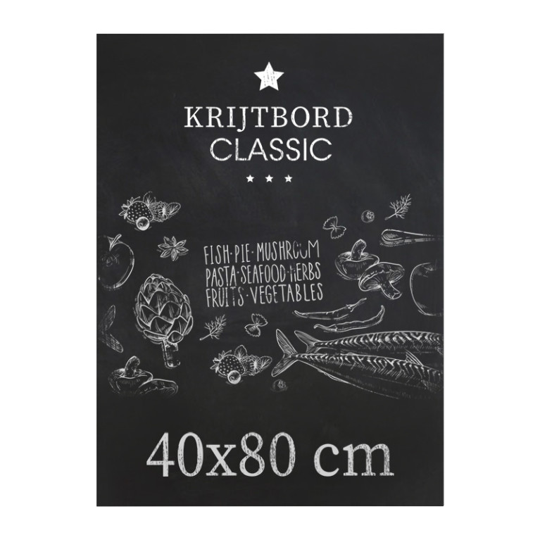 Krijtbord Classic 40x80 cm Horizontaal