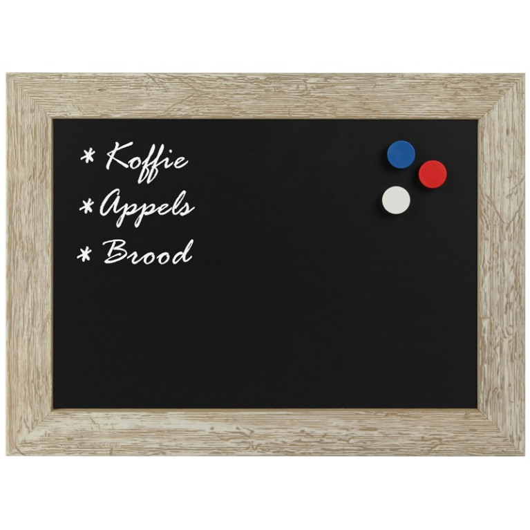 Krijtbord Magnetisch Capella Crème 60x80 cm