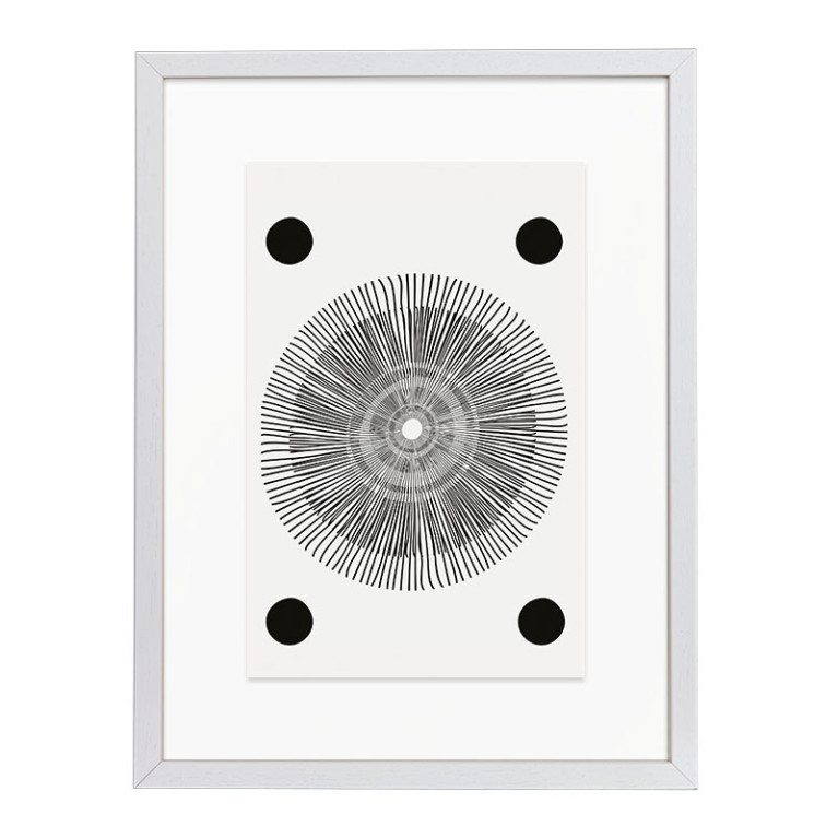 Wissellijst Hout Wit A3 cm - Art Print en Passe Partout