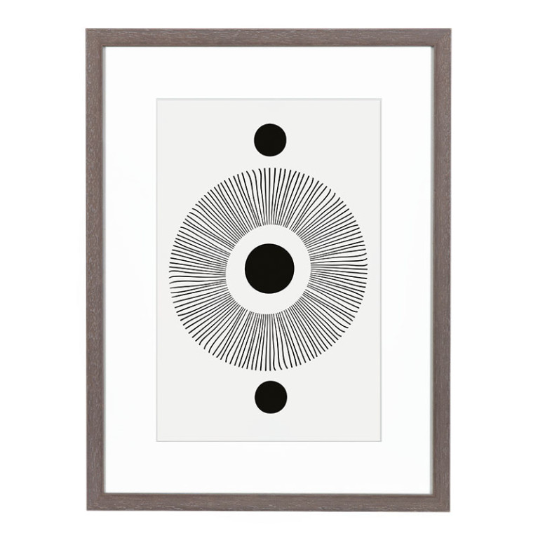 Wissellijst Vergrijsd 30x40 cm - Art Print en Passe Partout