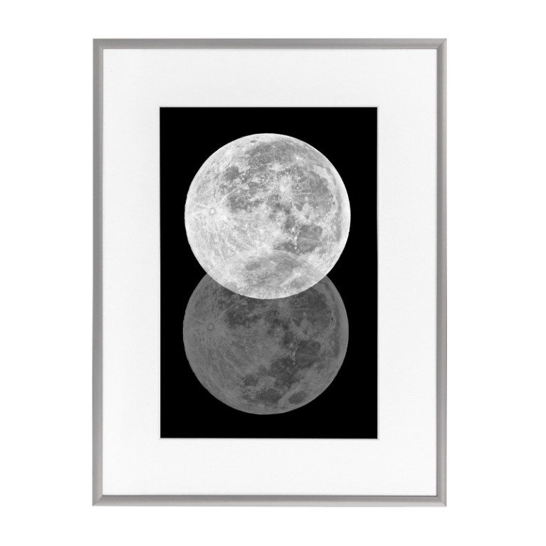 Wissellijst Budget Zilver 20x30cm met print