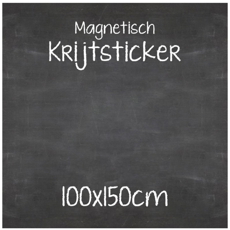 Magnetische Krijtsticker 100x150 cm