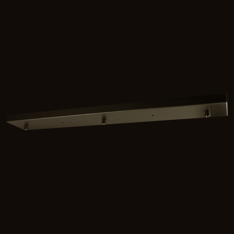 Calex Plafondplaat 3-uitgangen 70x10 cm Mat Zwart