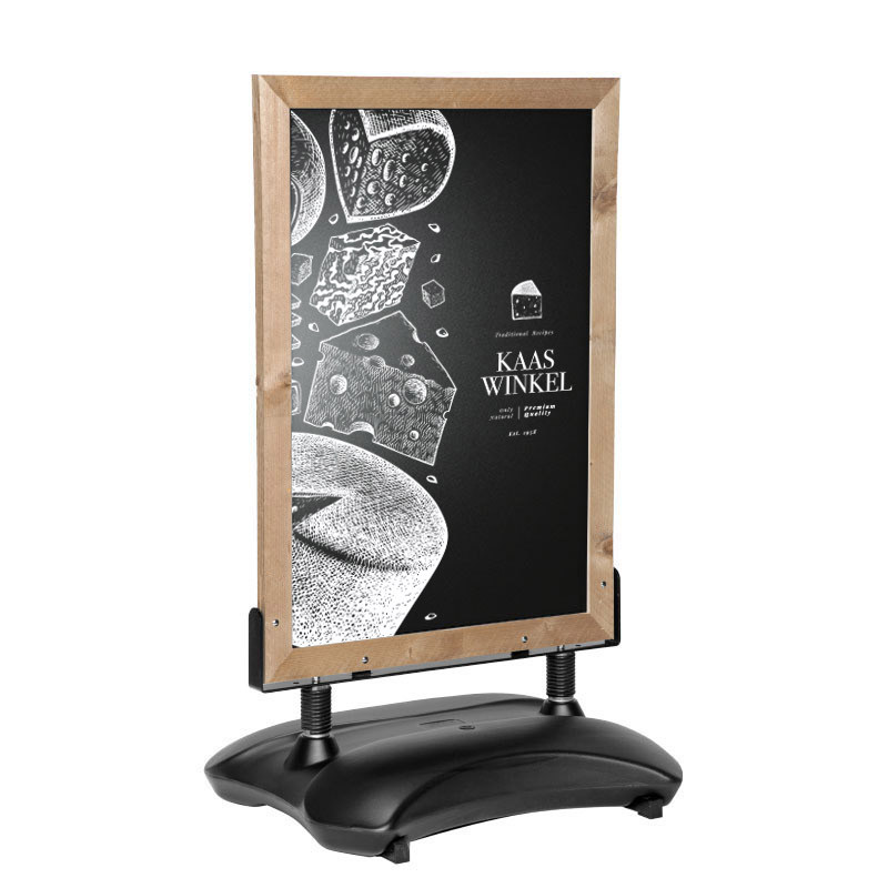Stoepbord ChalkPro Geschaafd Steigerhout 80x105 cm