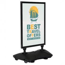 Stoepbord SwingAdvance Black A1