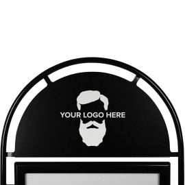 Bedrukt Topbord Round Tube B2 - Black
