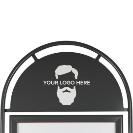 Bedrukt Topbord Round Tube A1 - Grey