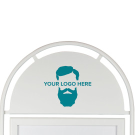 Bedrukt Topbord Round Tube A1 - White