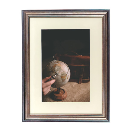 Fotolijst Nuoro Brons A4 (21x29,7 cm) - Art Print en Passe Partout