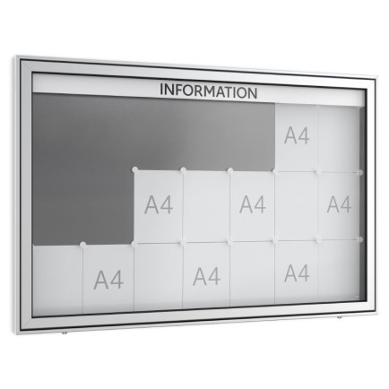 Informatiekast Buiten Draaideur 21x A4 Premium