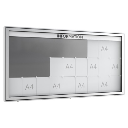 Informatiekast Buiten Draaideur 27x A4 Premium