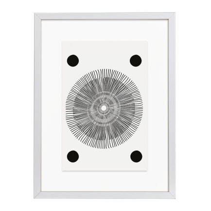 Wissellijst Hout Wit 20x30 cm - Art Print en Passe Partout