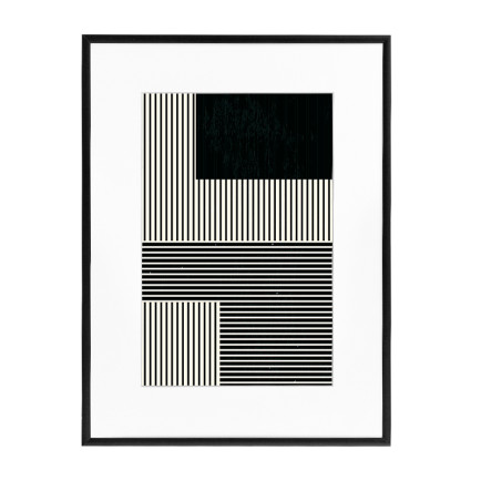 Wissellijst Aluminium Mat Zwart 30x40 cm - Art Print en Passe Partout