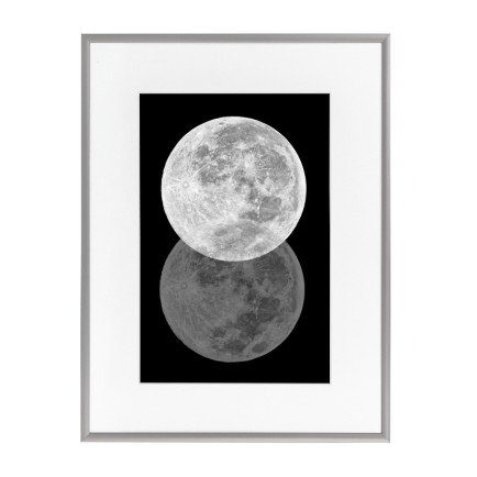 Wissellijst Budget Zilver 50x60cm met print