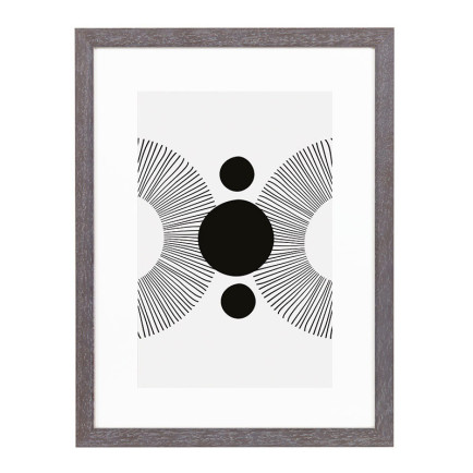 Wissellijst Vergrijsd Breed A4 - Art Print en Passe Partout