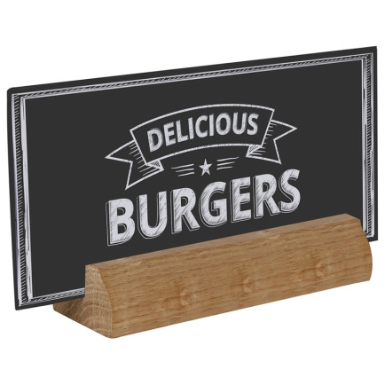 Menukaarthouder Eiken 148x33 mm