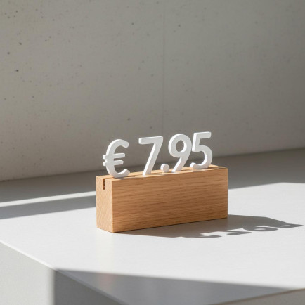 Oacklux Kana Letterhouder Eikenhout 100 mm - set van 6 