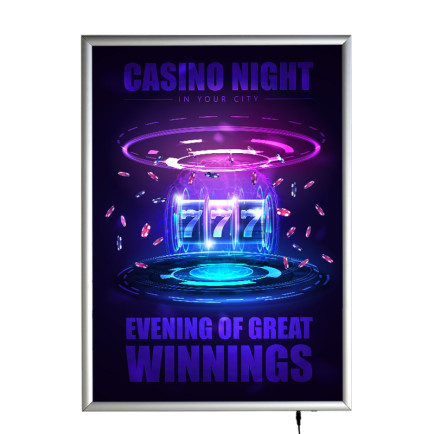 Kliklijst LED Callisto 25mm A4 - Art Print